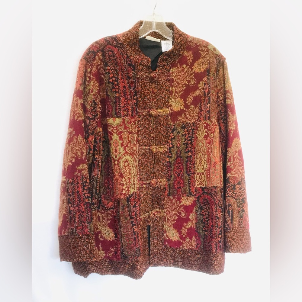 White Stag Paisley Print Jacket Size L